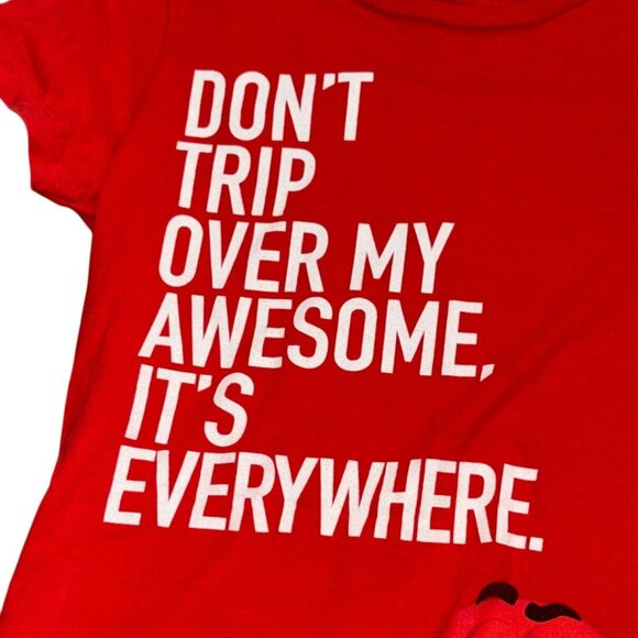 M&M's M&M World Girls Short Sleeve 'Red M&M' T-Shirt-Size 9/10-GUC - Picture 2 of 4